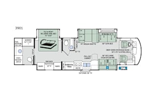 2019 Thor Motor Coach Aria 3901