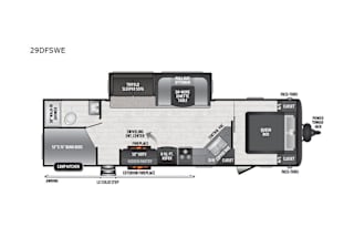 2020 Keystone RV Hideout 29DFSWE