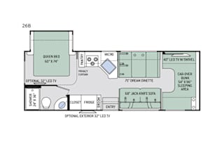 Dog Friendly! 2018 Thor Four Winds 26B! Sleeps 6!
