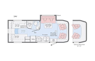 Luxury RV with optional King bed!