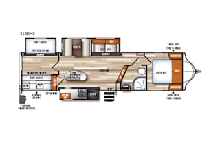 2018 Forest River RV Vibe 313BHS