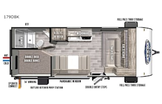 2020 Forest River RV Salem FSX 179DBK