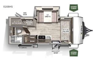 2021 Forest River RV Flagstaff E-Pro E20BHS