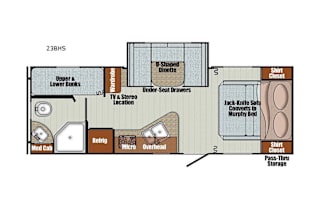 2019 Gulf Stream RV Vintage Cruiser 23BHS