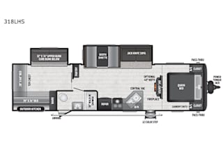 2020 Keystone RV Hideout 318LHS 2 slides sleeps 11
