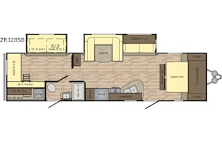 Zinger 2 bed room bunk house