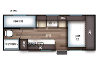 2019 Forest River RV Cherokee Wolf Pup 16BHS