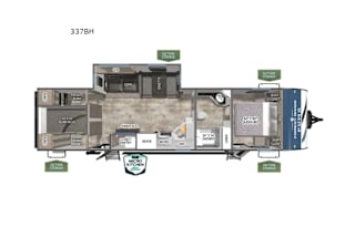 3 Bedroom Bunkhouse RV