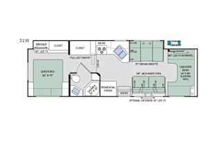 2017 Thor Motor Coach Chateau 31W