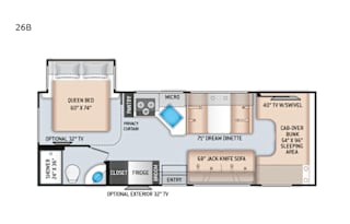 2019 Thor Motor Coach Four Winds 26B