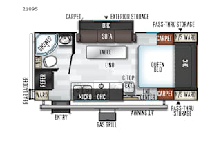 2019 Forest River RV Rockwood Mini Lite 2509S