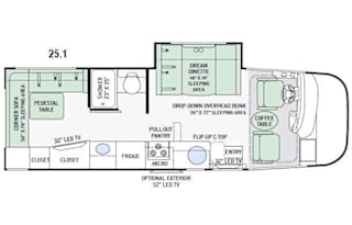 2016 Thor Motor Coach Axis 25.1