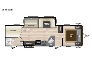 2019 Keystone RV Hideout 28BHSWE