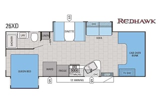 The Redhawk Retreat fully stocked home on wheels