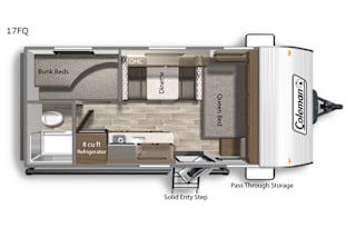 2020 Dutchmen RV Coleman Lantern LT Series 17FQ