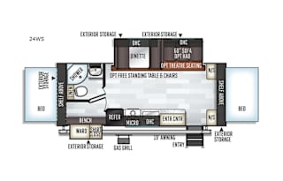 2019 Forest River RV Rockwood Roo 24WS