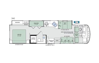 2018 Thor Motor Coach Windsport 34J