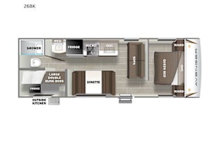 2021 Prime Time RV Avenger 26BK