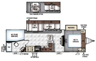 2016 Forest River RV Flagstaff Super Lite 27BEWS