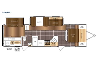 2016 Prime Time RV Tracer 3150BHD