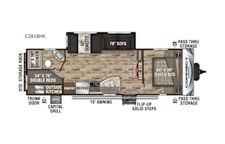 2019 KZ Connect 281 Bunkhouse