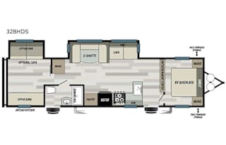 2021 Forest River Wildwood 32 BHDS