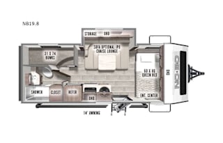 2021 Forest River RV No Boundaries NB19.8