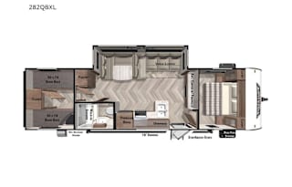 2021 ForestRiver RV Wildwood X-Lite 282QBXL"fancy"