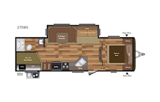 2017 Keystone Hideout Bunkhouse 27DBS