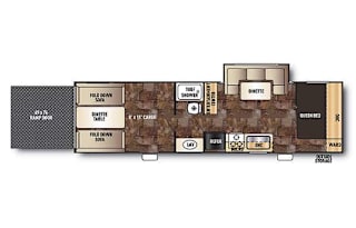 2016 Forest River RV Cherokee Grey Wolf 27RR