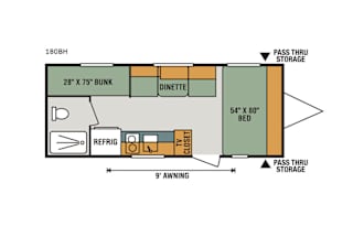 Family Friendly Tiny Bunkhouse