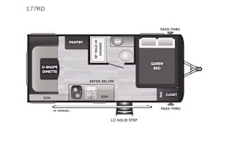 2022 Keystone RV Hideout Single Axle 177RD