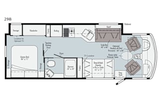 Class A Winnebago Adventurer - OMNE1021