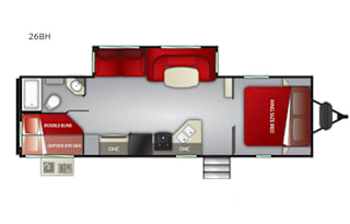 2020 Cruiser Radiance Ultra Lite 26BH