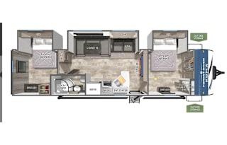 2 Queen Beds!! 2024 Palomino Puma