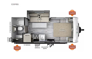 2023 Forest River RV Flagstaff E-Pro E20FBS