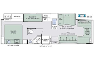 2017 Thor Chateau Super C 35SB (Bunk Bed Model)