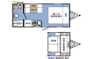 2019 Coachmen RV Clipper Ultra-Lite 17FQ