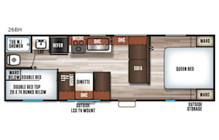 2018 Forest River RV Cherokee Grey Wolf 26BH