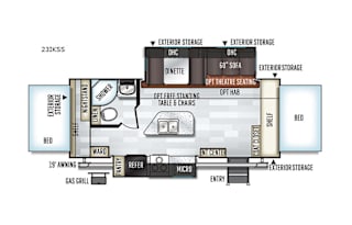 2019 Forest River RV Rockwood Roo 23IKSS