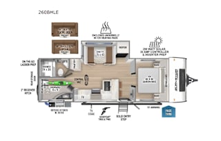 2024 Forest River RV Surveyor Legend 260BHLE