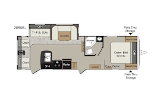 2018 Keystone Passport 2890RL Travel Trailer