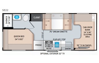 2021 Thor Motor Coach Quantum SE SE22 Ford
