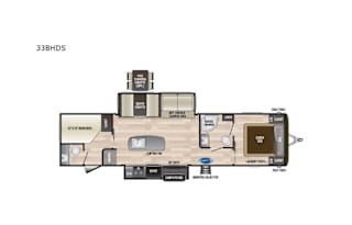 "The Hideout" - 2020 Keyston bunkhouse with 1.5 Bath