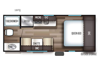 2020 Forest River RV Cherokee Wolf Pup 16FQ