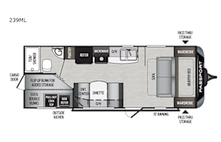 2020 Keystone RV Passport 239ML SL Series