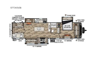 2022 Venture RV SportTrek Touring Edition STT343VI