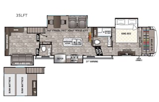 2021 Forest River RV Cedar Creek Silverback 35LFT