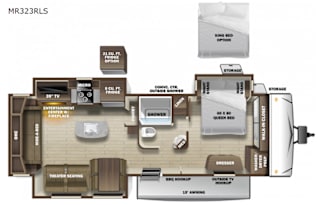 * PERFECT PLACE * 2020 Highland Ridge RV Mesa Ridge MR323RLS
