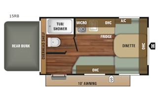 2018 Starcraft Autumn Ridge Outfitter 15RB